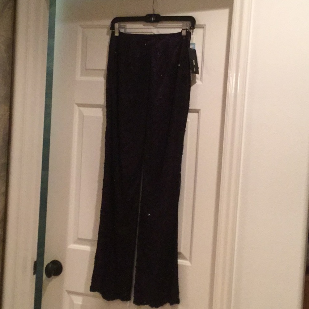 Rimini Black beaded lace pant